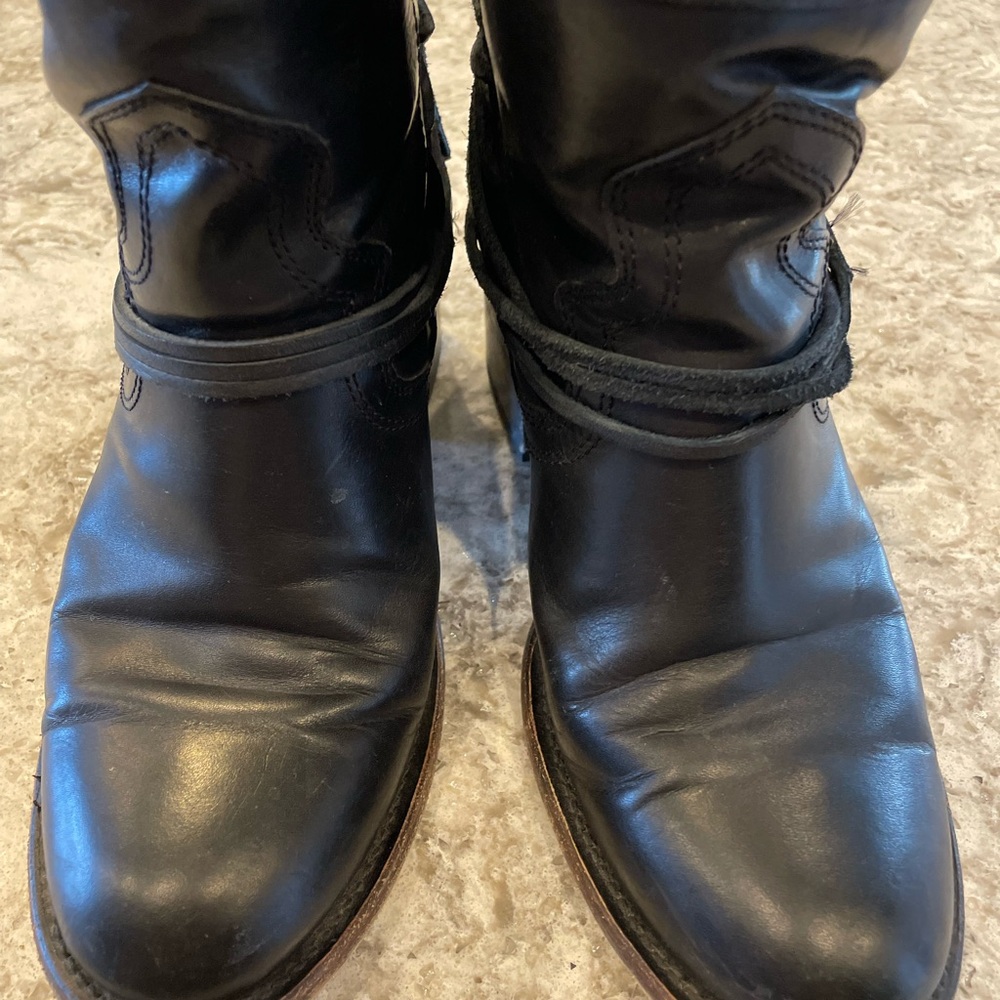 Freebird Black Leather Ankle booties - discontinued Casey - Picture 4 of 11